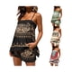 thumbnail image 5 of SAYOO , conjunto de 2 uds de verano bohemio para mujer, Tops sin mangas con flecos, conjunto de pantalones cortos elásticos y holgados, ropa informal Vintage de vacaciones SAYOO artístico, 5 of 5