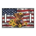 thumbnail image 2 of Renewold Golf Cart Seat Cover Portable Golf Blanket Keeps Seat Comfortable and Clean Universal Fit for Most Golf Carts, Highland Cow Sunflower American Flag, 2 of 5