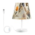 thumbnail image 2 of Wildflowers in White Desk Lamp 3 Color Modes LED Table Lamp Nightstand Reading Light for Bedroom Living Room, 2 of 8