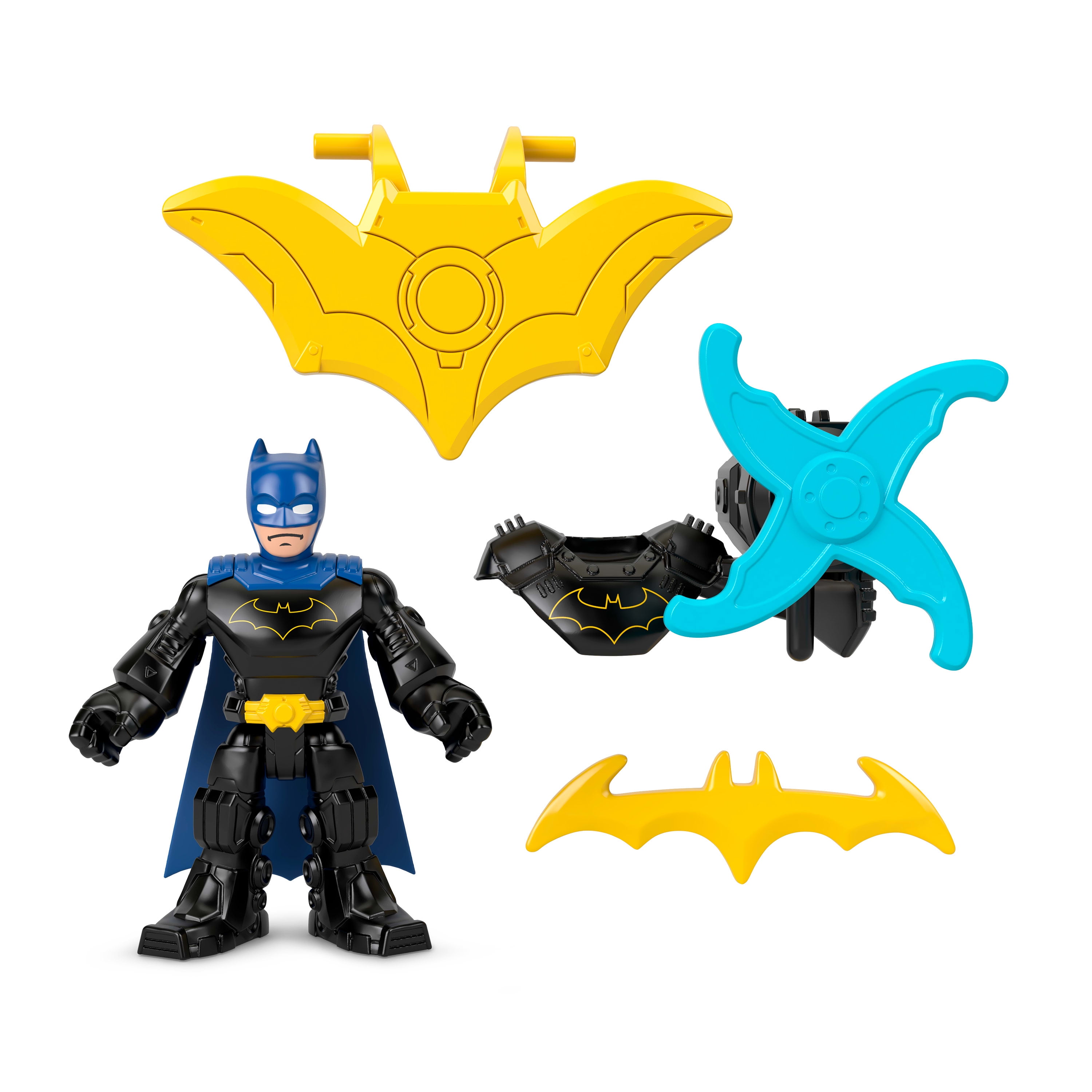 Fisher-Price Imaginext DC Super Friends Metal Force Batman Action Figure & Accessories Set, 3-inch
