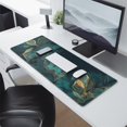 thumbnail image 7 of Green Palm Large Leaves Mouse Mat, Rectangle Large Non-Slip Rubber Gaming Mouse Pad with Stitched Edges, Office Mouse Pad for Women Men Kids, 31.5x11.8in, 7 of 7