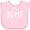 AD-Pink, variant on Inktastic It's Home- State of New Jersey Outline Boys or Girls Baby Bib