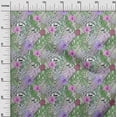 thumbnail image 3 of oneOone Silk Tabby Green Fabric Tropical Flamingo Sewing Craft Projects Fabric Prints By Yard 42 Inch Wide, 3 of 4
