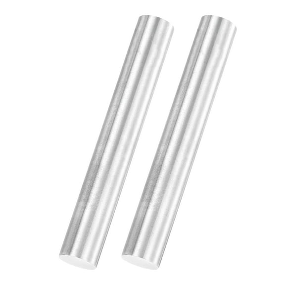 Uxcell 2Pack Round Steel Rods, 15mm x 100mm SKD11 Steel Solid Lathe Bar Stock Tool