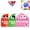 1green 1red 1pink, variant on Cute Fruit Monster Pop-Up Sticky Notes Dispenser, Translucent Sticky Notes Index Tabs Fun Clear Note Transparent Continuous Pull-Out Tabs 80 Sheets per Box for Office & Study(1green 1red 1pink)
