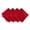 Red, variant on Elrene Home Fashions Continental Solid Texture Water and Stain Resistant Napkins, Set of 4, Red, 17" x 17"