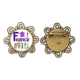 thumbnail image 1 of Francia símbolo nacional el patron de referencia Broche de flores, regalo de joyería para mujeres y niñas Unbranded M, 1 of 3