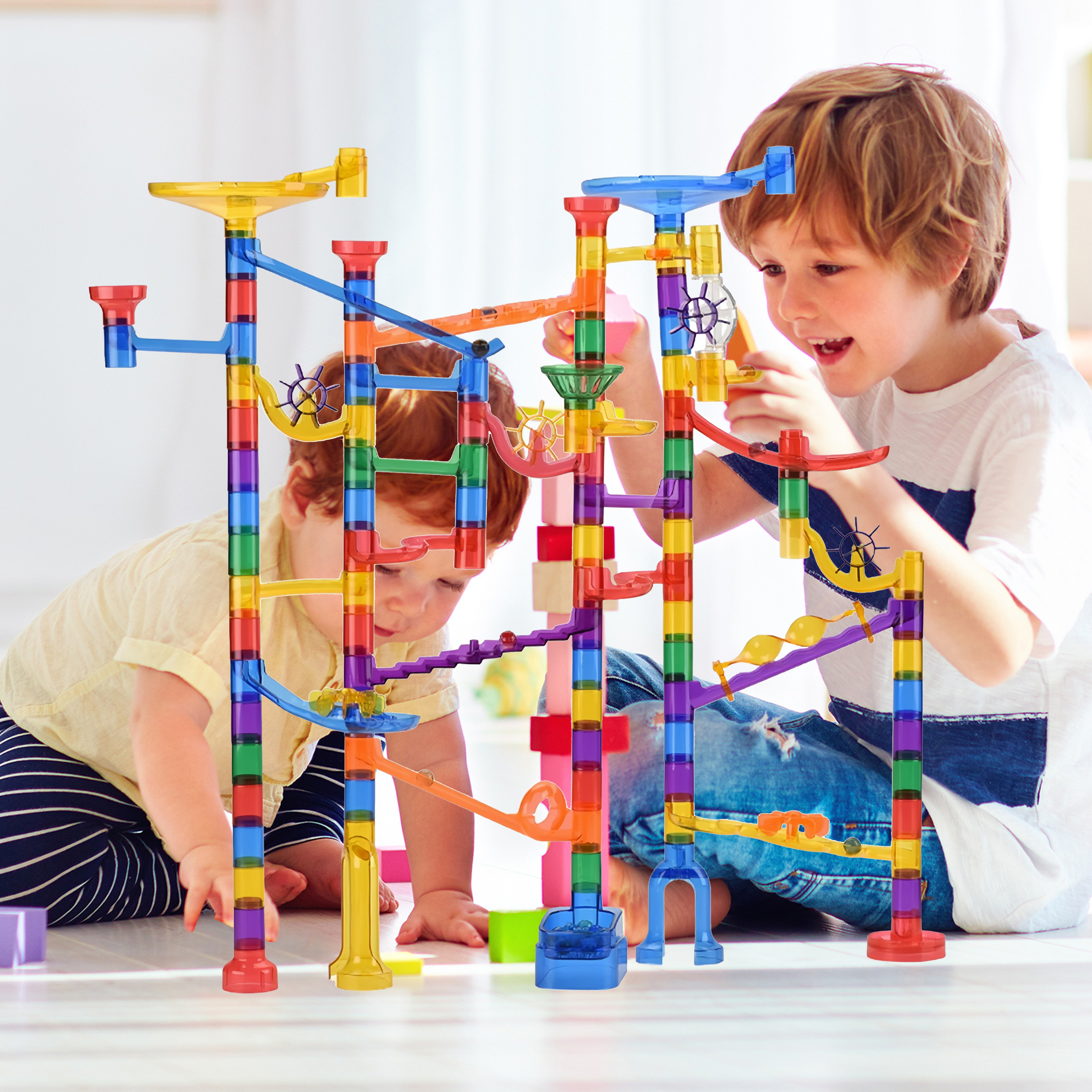 KOPPOP 130-Piece Glow-in-Dark Marble Run Set photo 3