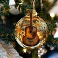 thumbnail image 5 of Musical Harmony Christmas Ornament Balls ,Handcrafted Keepsake Gift for Musicians,Band Members,2D Xmas Tree Clear Ball Decorations with Guitar,Piano,Violin Saxophone Musical Tree Decoration, 5 of 9