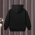 thumbnail image 5 of Lumtrix Girls Hoodies Trendy Long Sleeve Hooded Sweatshirt Cute Fall Winter Pullover with Pocket Black 130, 5 of 10