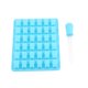 thumbnail image 4 of Molde para hacer cubitos de hielo con forma de oso, bandeja de silicona para hacer helados y chocolate (cuentagotas azul cielo), 4 of 5