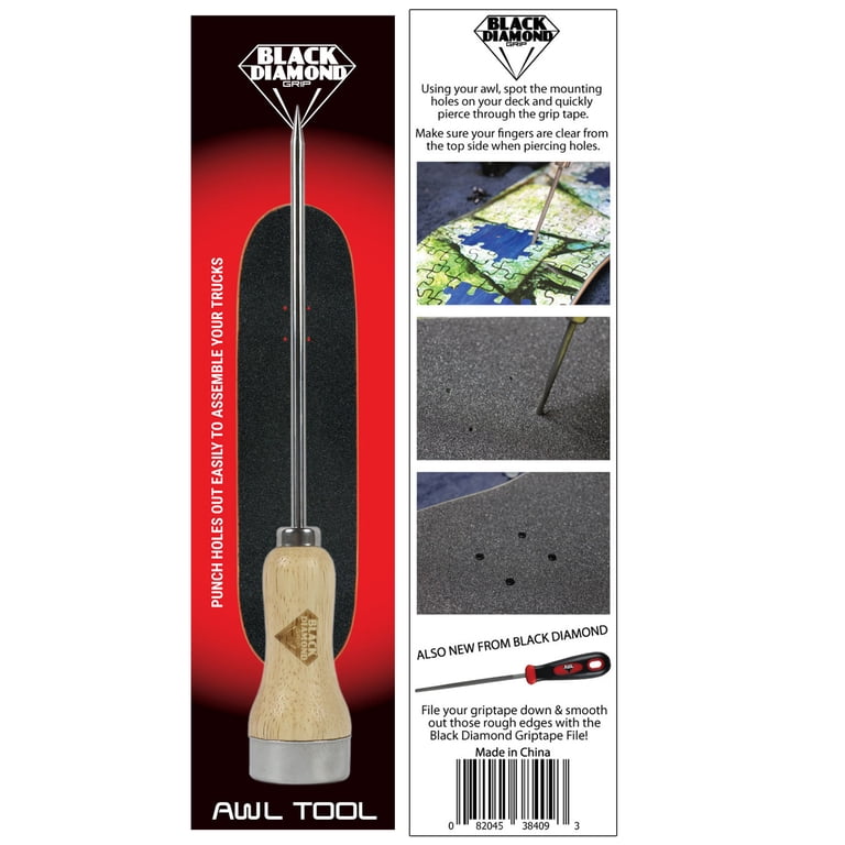 Black Diamond Griptape File /Knife / Awl Skateboard Grip Tape