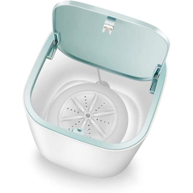 Lavadora portátil, turbina ultrasónica USB, mini lavadora portátil para ropa interior, ropa de bebé, viajes, color blanco
