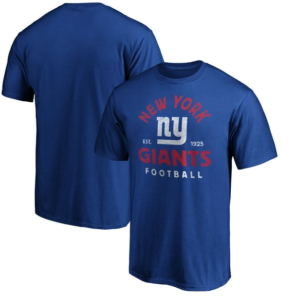 Men's Royal New York Giants Vintage Arch T-Shirt