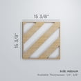 thumbnail image 3 of Ekena Millwork 15 3/8"W x 15 3/8"H x 1/4"T Medium Strymon Decorative Fretwork Wood Wall Panels, Birch, 3 of 18
