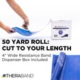 thumbnail image 2 of THERABAND Resistance Bands, 50 YD, Blue, Extra Heavy Thickness, 5.8 LBS Resistance, Level 5, 2 of 11
