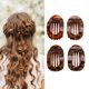 thumbnail image 5 of Pinzas Para El Cabello Planas De Plástico, Pinzas Para El Cabello Planas Exquisitas Curvas Para Cabello Fino Y Grueso, 5 of 7