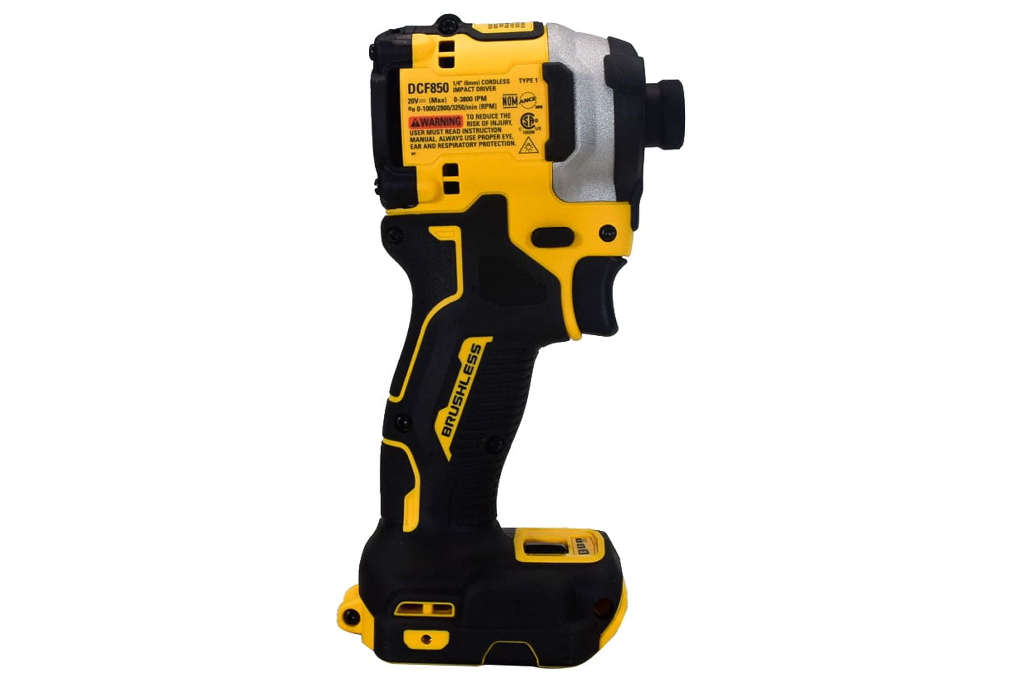 DeWalt DCF850P1 20V 1/4" Cordless Impact Driver Kit w/ Battery, Charger and Bag
