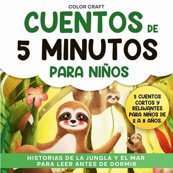 Cuentos de 5 minutos para niños: Cuentos cortos y relajantes para niños de 2 a 8 Años, con ballenas, tigres, lémures, pe, (Paperback)