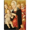 thumbnail image 1 of Cuadro Decorativo - Virgen y el Niño con ángeles y querubines, c. 1460/1465 Jr Impresión en canvas, estrechado., 1 of 2