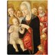 thumbnail image 1 of Cuadro Decorativo - Virgen y el Niño con ángeles y querubines, c. 1460/1465 Jr Impresión en canvas, estrechado., 1 of 2