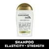 OGX Coconut Milk Nourishing Daily Shampoo, 3 fl oz, Travel Size