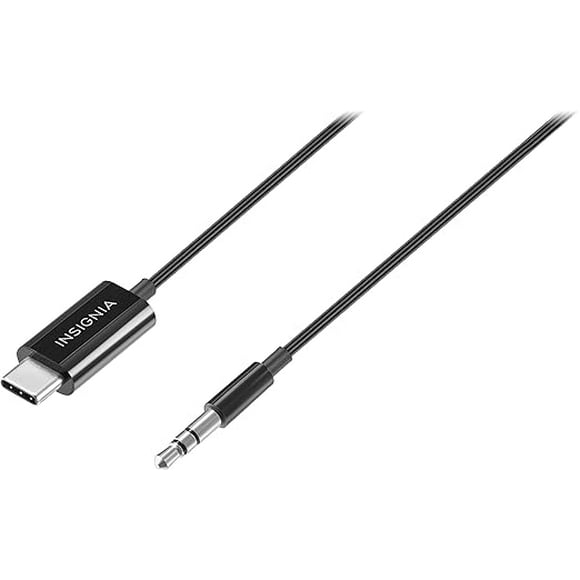 INSIGNIA Câble AUDIO USB-C vers 3.5MM 3 Pieds (NS-MCX321K-C) - Noir