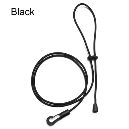3 Colors 120cm Rowing Boats Outdoor Fishing Rod Tether Canoe Rope Holder Satety Fixed Ropes Kayak Paddle Leash BLACK