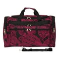 thumbnail image 2 of World Traveler 19-inch Carry-On Shoulder Duffel Bag - Black White Paisley, 2 of 3