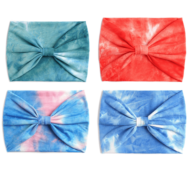 Diademas anchas, turbantes elásticos, bandas para el cabello anudadas, bandas elásticas para el sudor para hacer ejercicio, yoga, correr, deportes, pañuelos para la cabeza grandes para mujeres