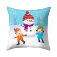 thumbnail image 4 of JLFNYA Pillow Covers,Pillow Protector Clearance!Christmas Print Pillow Case Polyester Sofa Car Cushion Cover Home Decor 4Pcs, 4 of 4