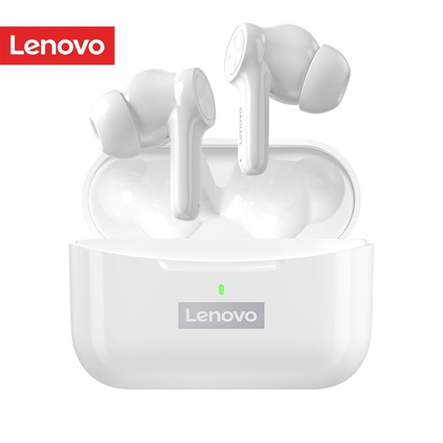 Auriculares Lenovo LP70 BT5.2 Audífonos inalámbricos verdaderos Auriculares con cancelación activa de ruido con micrófono ENC ANC Auriculares de música Auriculares deportivos Caja de carga Control tác Lenovo Auriculares