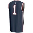 thumbnail image 3 of Men's GameDay Greats #1  Navy Gonzaga Bulldogs  Lightweight Basketball Jersey, 3 of 4