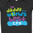thumbnail image 4 of Inktastic Accountant Dad Best CPA Boys or Girls Baby Bodysuit, 4 of 5