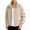 Khaki, variant on Wrtxtat PU Jacket for Men Plus Size Full Zip Stand Collar Wind Resistant Fashion Punk Style Streetwear Riding Jogging Coats with Pockets Khaki M