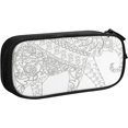 thumbnail image 1 of Word Search Puzzle Pencil Case, Large Capacity Large Pen Holder Pouch, 1 of 4