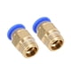 thumbnail image 2 of Acoplamiento rápido neumático de aire, 2 piezas de accesorios neumáticos de aire Conector neumático Conector neumático Junta rápida Funcionalidad versátil, 2 of 8
