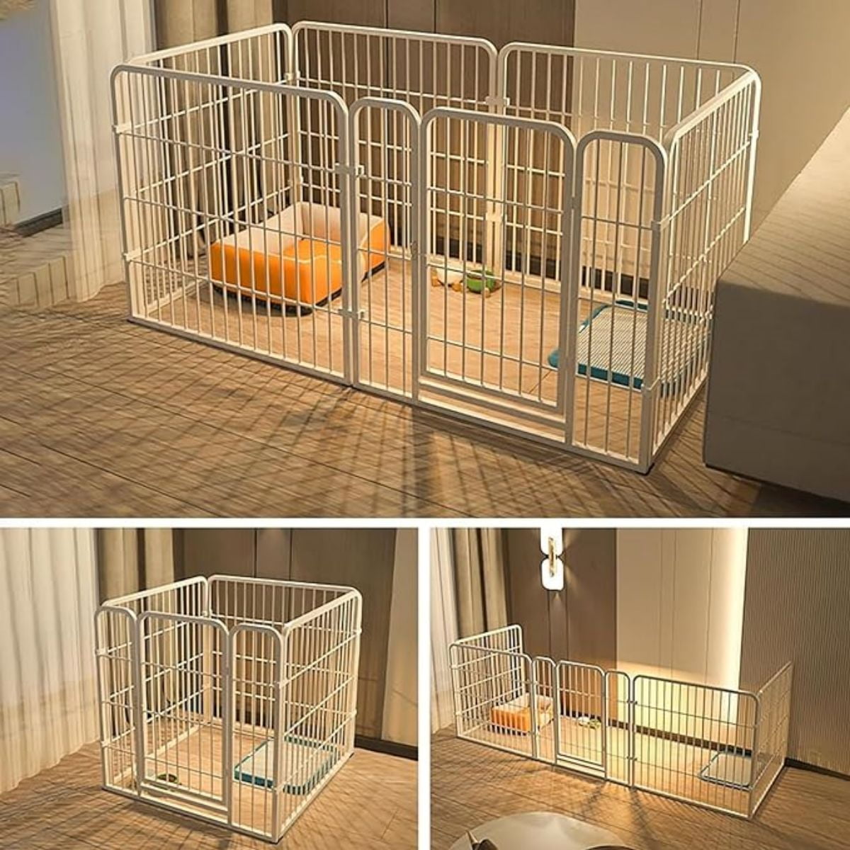 Aqwiopr Secure & Sturdy Dog Fence Playpen: Durable Outdoor Enclosure for Small Dogs