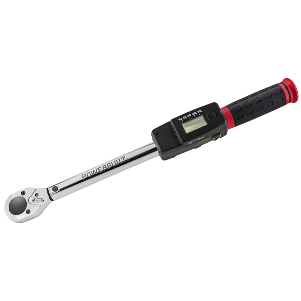 Powerbuilt 1/2" Dr. Ratcheting Digital Torque Wrench 30150 ft.lbs