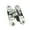 Color:Silver left open, variant on Invisible Door Hinges 180 Degree Swing Concealed Hinge Heavy Duty Zincs Alloy Butt Hinge for Wood Door, Folding Door