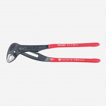 

Wiha 32663 12 Adjustable Pliers Box Type - Vinyl Grip