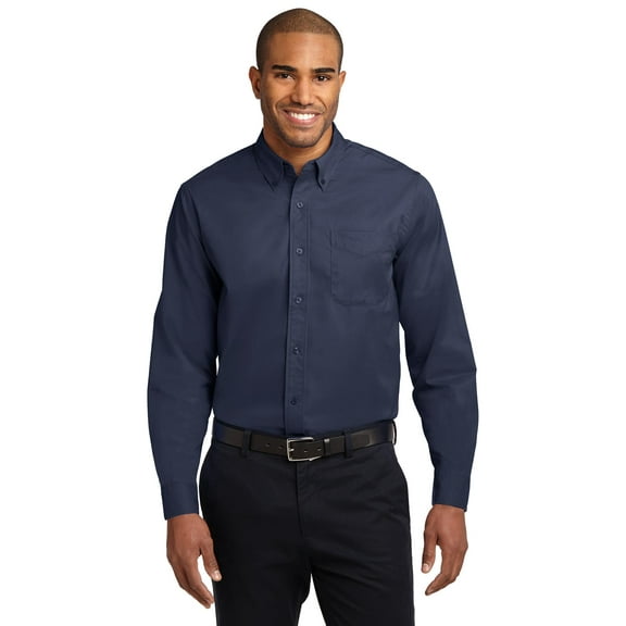 Port Authority Men's Patch Pocket Easy Care Shirt