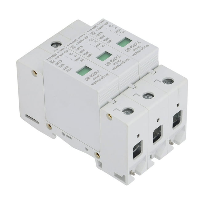 Dispositif de Protection contre les Surtensions, Installation Facile 420V 60KA Sûr Dispositif de Surtension 3P pour Ferme