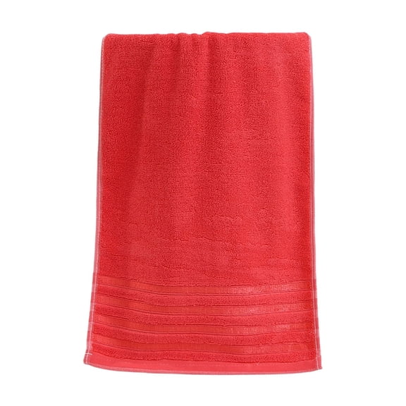Super Absorbent Bath Towel 29.53 x 13.78 Inch, Quick Dry Light Weight Soft Towel for Bath, Hand, Face, Gym and Spa(Red)