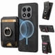 thumbnail image 1 of Compatible For Xiaomi Redmi Note 14 Pro 5g Case With Detachable Card Holder Kickstand Leather Back Cover, 1 of 5