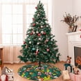 thumbnail image 7 of KLL 48" Christmas Tree Skirt Cute Tribal Leopards Xmas Tree Skirts Mat for New Year Xmas Holiday Party Indoor Outdoor Home Decoration, 7 of 7