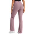 thumbnail image 4 of Timegard Suit Pants for Women High Waist Button Bell Bottom Fitting Comfy Casual Work Trousers Solid Color, 4 of 7