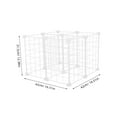 thumbnail image 2 of Mobutofu Refrigerator Storage Divider Freezer Basket White Iron Multilayer Separation 1Pack, 2 of 8
