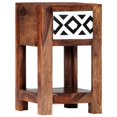 thumbnail image 4 of vidaXL Bedside Cabinet 11.8"x11.8"x19.6" Solid Sheesham Wood, 4 of 10
