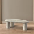 thumbnail image 6 of Meridian Furniture Sassari Travertine Travertine Finish Concrete Coffee Table, 6 of 6